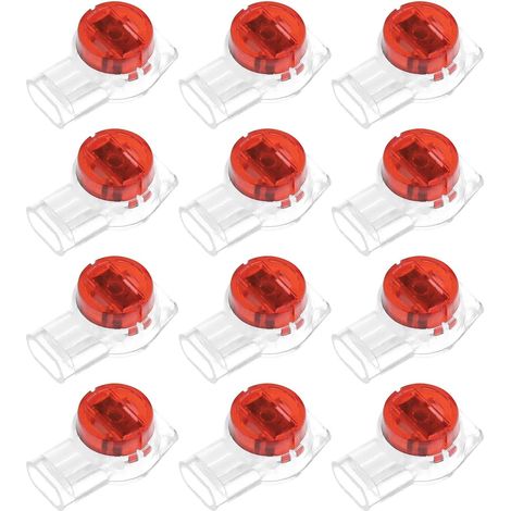 CSPARKV 50pcs Connecteurs UY K3 Connecteur de Câble Téléphonique Étanche Remplis de Gel UY Connecteur d'épissure Bout Connecteur à Sertir Gelée pour Joints de Fil de Téléphone Câble