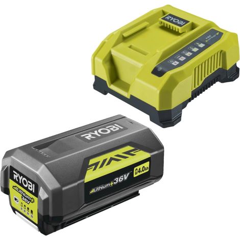 kit energy batteria e caricabatteria 'ry36bc60a-140' ryobi 36v 4,0ah