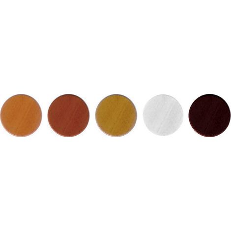 5SCATOLE SC TAPPI COPRIFORO ADESIVE DIAMETRO 13 ROVERE (PZ.50) (1/2)