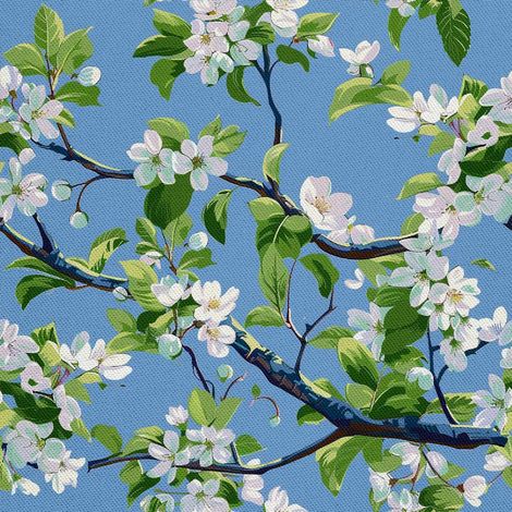 Tela decorativa para exteriores Oxford - Motivo primaveral I DX7639 (1/5)