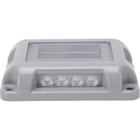 Lampe solaire LED étanche IP65 enterrée, éclairage blanc pour jardin et aménagement paysager (1/5)