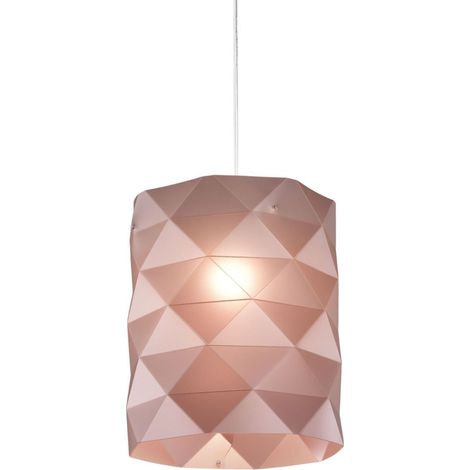 Rosa Metallaufhängung aus verchromtem Metall Cm. 27 x 32 Std (1/2)