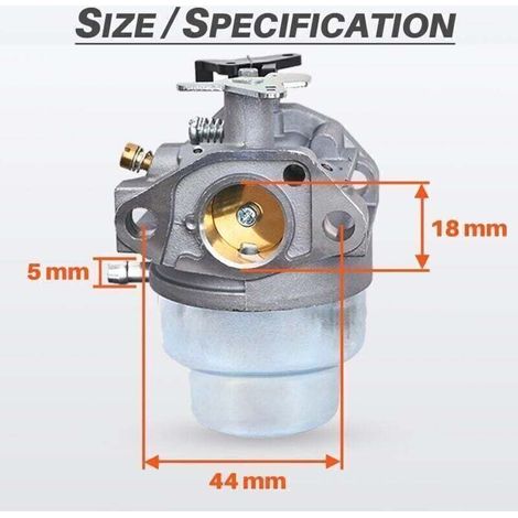 Carburateur pour Honda GCV160 GCV135 GC160 GC135 GCV160-OHC Moteur et Tondeuse, Bougie, Filtre à Air (1/3)