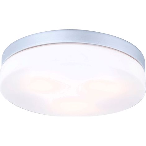 Globo - plafoniera - Vranos - argento - alluminio - Ø 30cm - E27 (1/3)