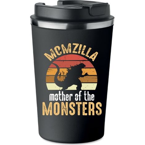 MOMZILLA MOTHER MONSTER Premium Thermobecher für Mama zum Muttertag KT186 (1/5)