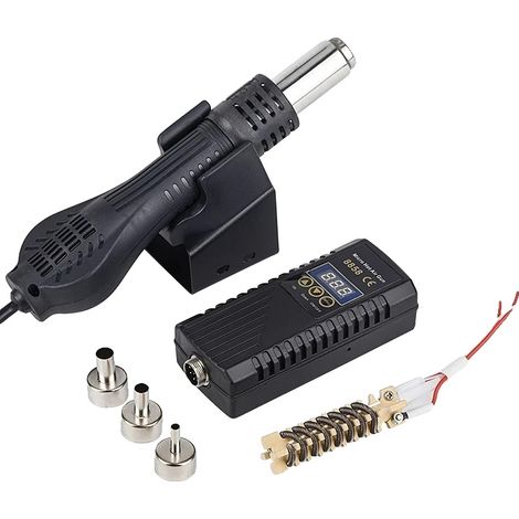 Heißluftgebläse, tragbares Design, einstellbare Temperaturregelung, 8858 KIT2, 220V EU STECKER (1/2)