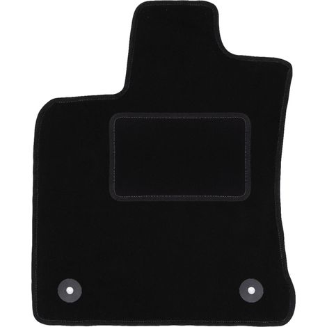 Fahrermatte aus Velours für: Nissan Qashqai J10 I Crossover (2006–2013), schwarz