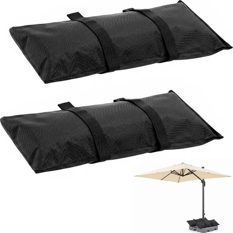 2 Sacs de Sable, Sac de Lestage, Sacs de Lestage pour Tonnelle - 70x25cm, jusqu'à 20kg, Poids pour Parasol, Barnum, Tente, Jardin (1/5)
