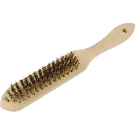 BROSSE EN FILS D'ACIER LAITONNÉS 5 RANGÉES BRÜDER MANNESMANN (1/2)