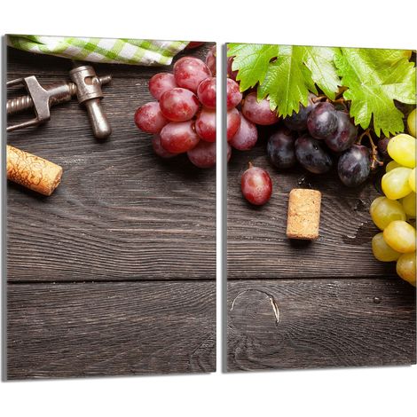 Placa protectora de vidrio para estufa 2x30x52 Fruta (1/5)