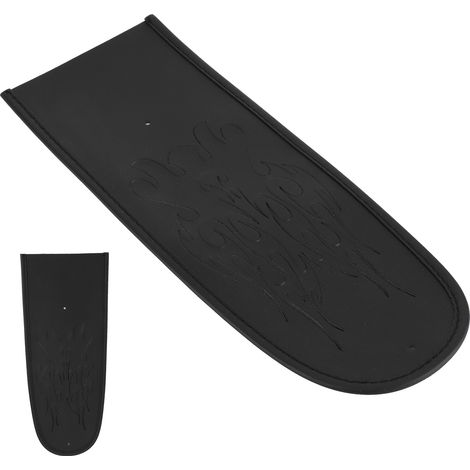 Dekorativer Motorradkotflügel aus Kunstleder, Schmutzfängerabdeckung, passend für XL 883 1200 48, schwarz, individuelles Zubehör (1/5)