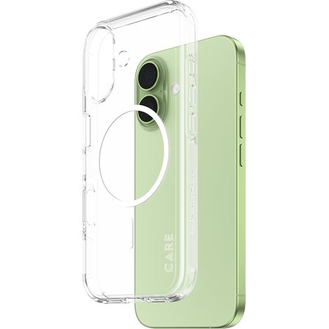 PanzerGlass CARE by ® Flagship Case Transparent Urban Explorer m. Weiß MagSafe iPhone 17, Cover, Apple, Apple - iPhone 2025 non-Pro, Transparent (1/5)