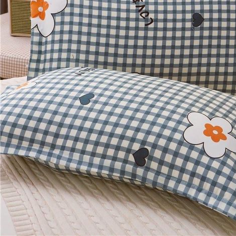 Taie d'oreiller en coton doux et confortable pour toute la famille et les amis (1 pièce). (1/5)