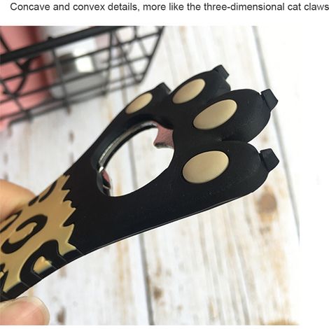 Ouvre-bouteille en forme de patte de chat (silicone) (1/4)