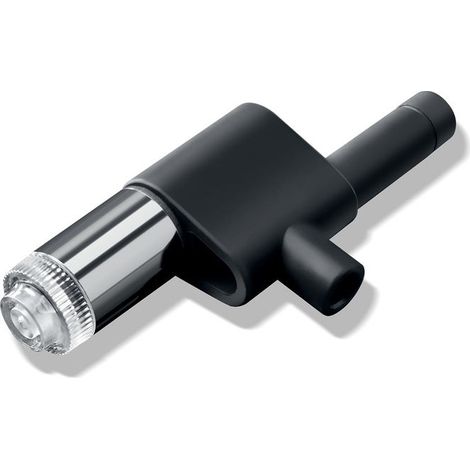 Jura 7610917242559 Fine Foam Nozzle Espumador con Tecnologia di Crema Fine per una Schiuma di Latte Estremamente Liscia colore Nero Cromato Transparente