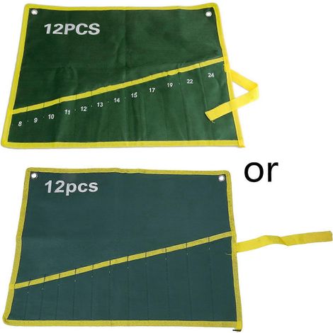 Trousse à outils en toile résistante avec 12 poches pour clés (1/3)