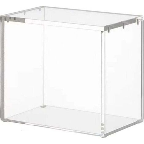 – Vitrine acrylique transparente pour figurines – Protection anti-poussière – Dimensions 30x20x15cm – Facile à entretenir et durable (1/4)