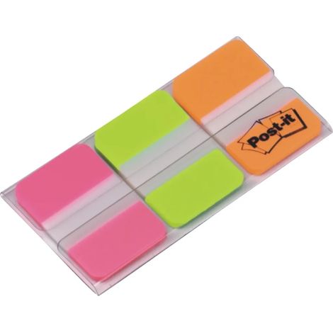 Lot de 6 notes adhésives multicolores Post-it Index 25 x 38 mm (1/4)