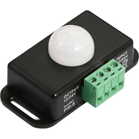 Interrupteur à détecteur de présence infrarouge LED, contrôleur de luminaire intelligent basse tension 12V/24V, capteur de lumière pour bande LED (1/5)