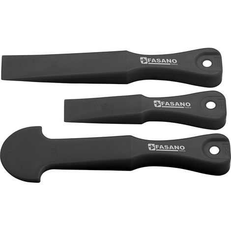 SET RASCHIETTI IN PLASTICA CUNEO CUNEI 3pz SPATOLE