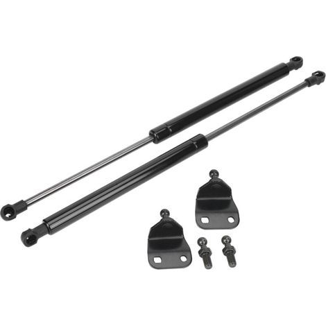 2 amortiguadores de gas universales de 400 mm y 300 N para capó, maletero y portón trasero del coche (1/4)