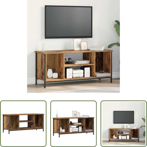 vidaXL TV-Schrank Holzwerkstoff -  TV-Schränk Altholz 102 x 35 x 45 cm Holzwerkstoff (1/5)