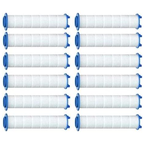 PA Filtre de Douche Rechange 12PCS pour Eau Dure - à Haut Rendement éLiminer le Chlore et Fluorure Accueil (1/4)