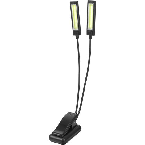 VALICLUD Lampe de Lecture à Double Tête LED Flexible 360°, (1/5)