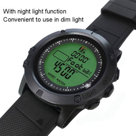 Montre chronomètre football – Nosheir – Écran lumineux – Fonction compte à rebours – pour arbitrage, entraînement et sport (1/4)