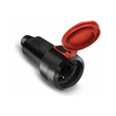 Base Famatel 2108 TTL Goma negro IP44 16A-250 (1/2)