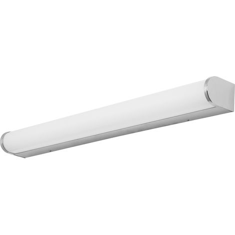 Forlight Lungo - Wandleuchte LED 13.3W und 1085lm mit Warmweiß 3000K. Durchmesser 8.5cm. Gehäuse aus Stahl. Innenbereich IP44. Farbe Silber