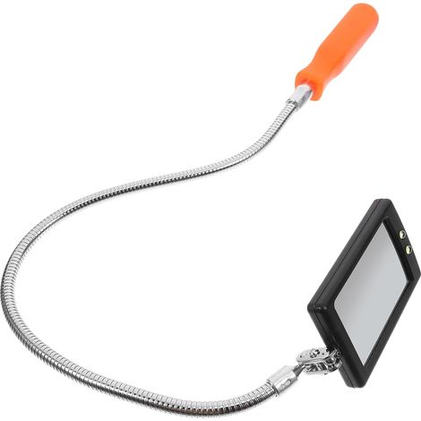Miroir D'inspection Flexible LED Miroir pour Mécanicien Vérifiant le Véhicule en Acier Inoxydable Visibilité Améliorée et Large Application pour Réparations Automobiles (1/5)