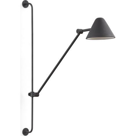 Aplique tilt ARM Large LED COB 5W 728lm CRI80 3000K Negro