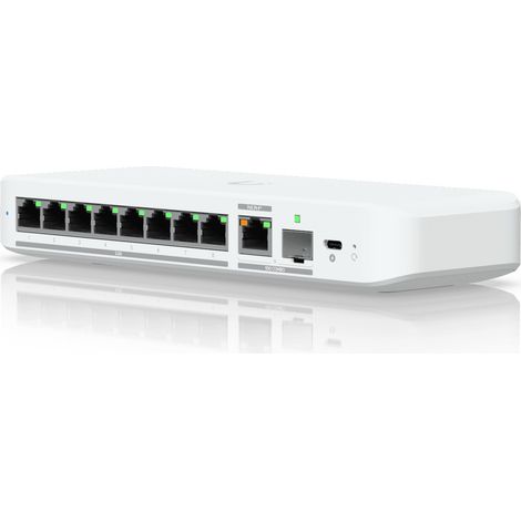 Ubiquiti UniFi Flex 2.5G Gestionado L2 2.5G Ethernet (100/1000/2500) Montaje en pared/escritorio Blanco (1/5)