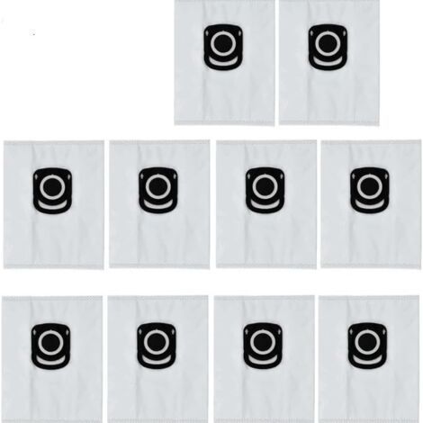 Compatible with Rowenta robot vacuum cleaners, ZR200540, Hygiene + (Hygiene Plus), efficient filter bags, dust bag set, replacement accessories (10 pieces) (1/4)