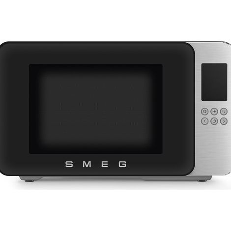 Smeg MOC01BLMEU. Posizionamento dell'apparecchio: Superficie piana, Tipo di prodotto: Microonde con grill, Capacità interna: 29 L, Potenza Microonde: 900 W, Display incorporato, Tipo di display: LC... (1/4)