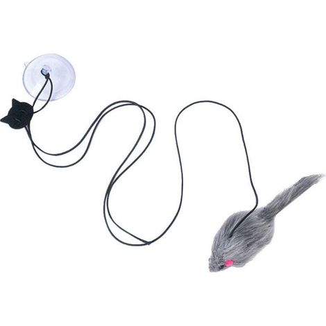 Jouets pour chat Self-hey Porte suspendue Corde à gratter rétractable pour chat Petite souris Bâton pour chat drôle Fournitures pour chat pour chat Bâton pour chat drôle Baguette pour chat