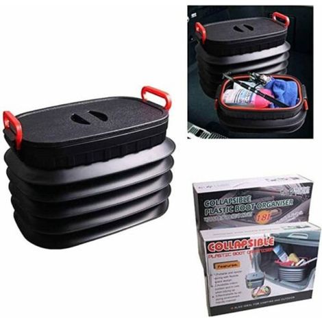 Trade Shop - ORGANIZER AUTO AUFBEWAHRUNGSBOX KAPAZITÄT 18 L CAMPING -