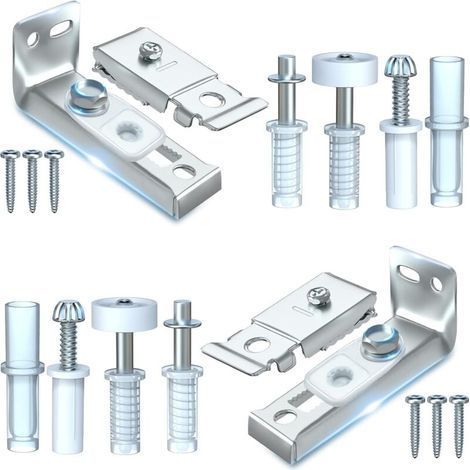 Rapanda – Schiebetür-Reparaturset – 2-teiliges Set – 3/8 Zoll Metallzapfen und 7/8 Zoll Führungsräder – bis zu 50 Pfund Tragkraft (1/5)