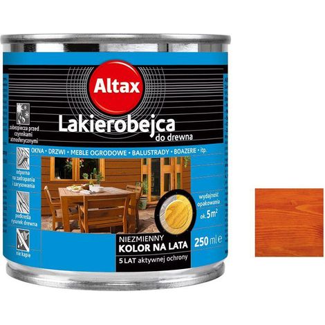 Altax Holzschutzlasur Außenanstrich Mahagoni 0,25L