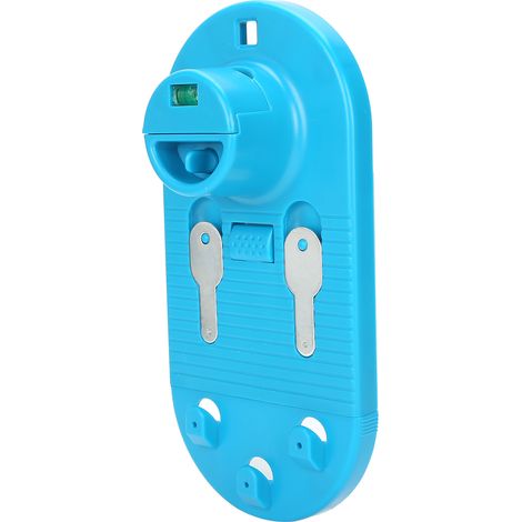Outil de nivellement pour accrochage de tableaux, mesure zéro pour crochets en dents de scie/fils de suspension, avec coffret de fixation.
