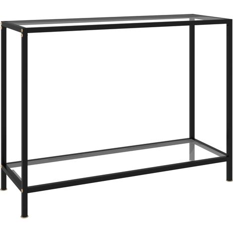 Konsolentisch Transparent 100x35x75 cm Hartglas