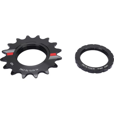 Roue libre de vélo à pignon fixe monovitesse en alliage d'aluminium léger, remplacement pour roue libre 16 dents (1/5)