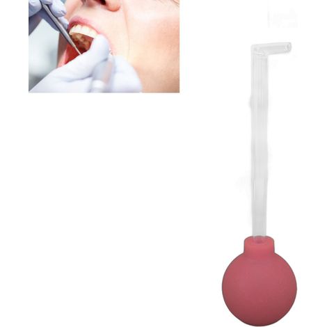 [Stalaktitenentferner] ManoMano [Rosa Glas] Manueller Tuben-Mundreiniger mit abgewinkeltem Design für mehr Frische (1/5)