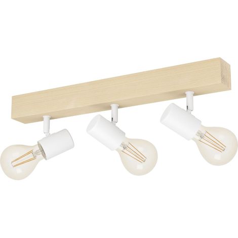 Plafonnier Townshend 3, spot de plafond triple de style vintage (1/5)