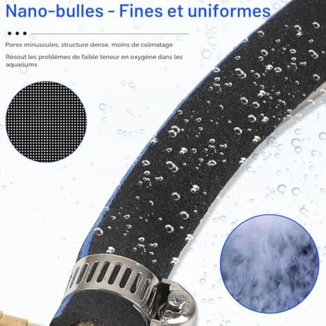 Aérateur avec 1 anneau à bulles japonais de 35 cm de diamètre (1/3)