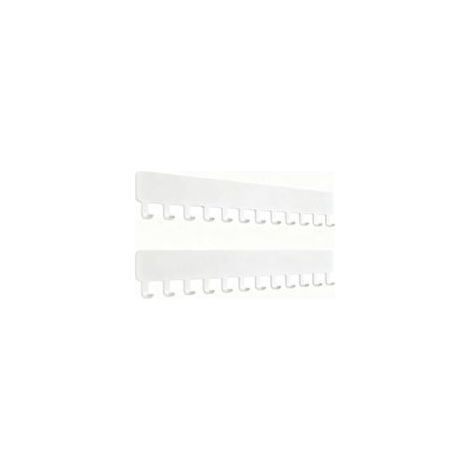 Lot de 2 Porte-Colliers Suspendus Blancs - JINFGERNE - Fixation Murale Autocollante, Rangement Élégant pour Bijoux, Idéal comme Porte-Clés ou Porte-Serviettes (1/5)