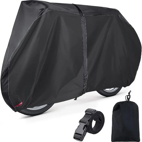 (Noir, 200 x 70 x 110 cm) Housse de vélo avec protection solaire, anti-poussière et imperméable (1/5)