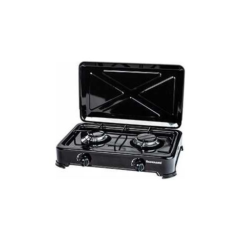 Cucina a gas Ravanson K-02TB a 2 fuochi