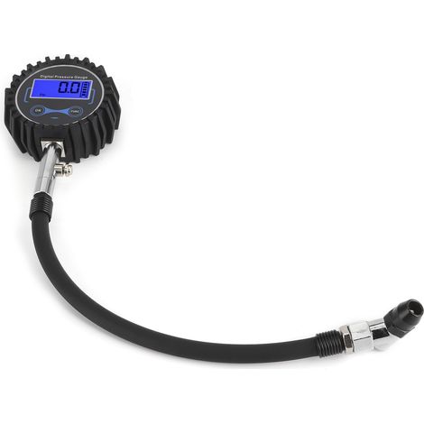 Reifendruckmessgerät mit LCD-Digitalanzeige (bis 200 PSI), 4 Stück, für Auto und Motorrad (1/5)